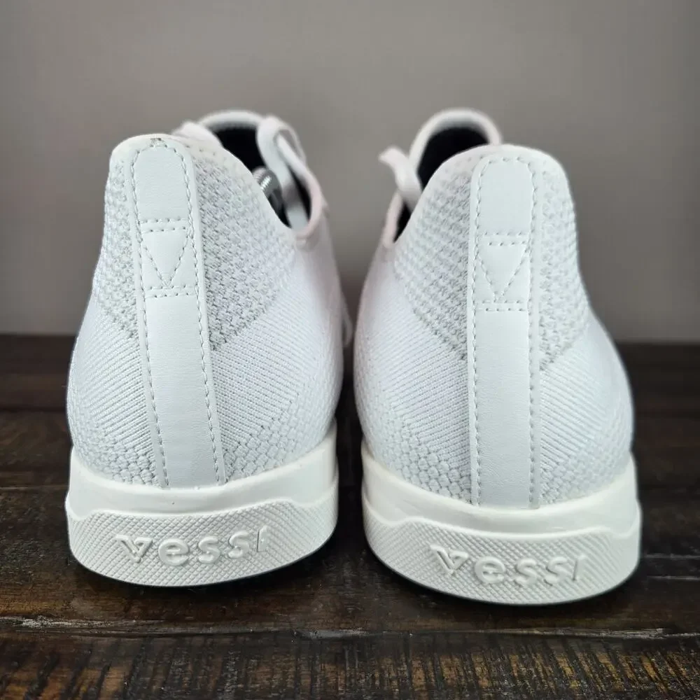 Vessi Weekend Sneaker Mens Size 12 Waterproof Shoes Marble White - Picture 4 of 13